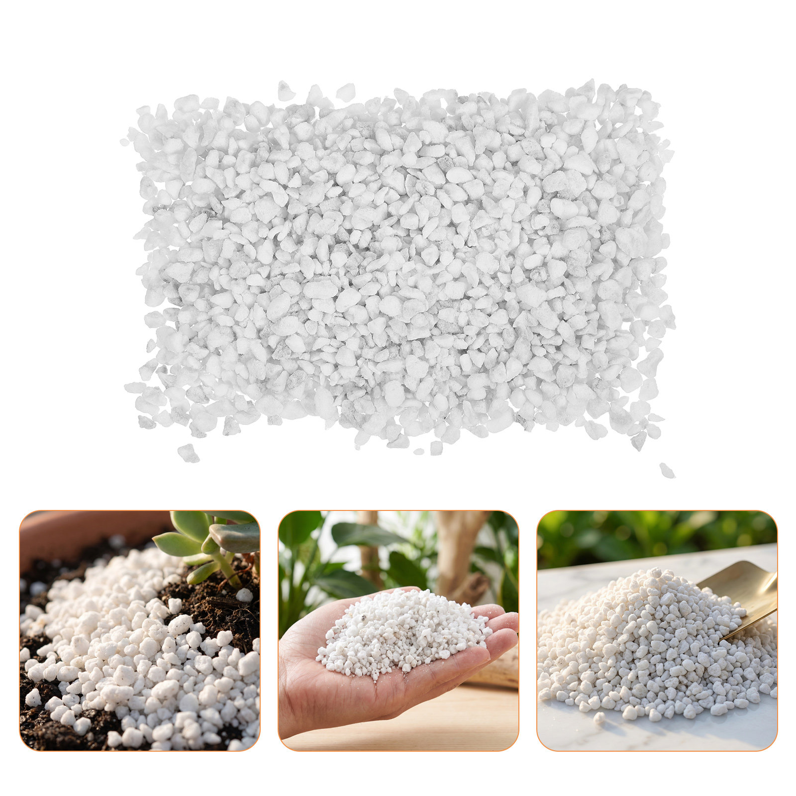 Horticulture Soil Perlite - 5 Quarts White Horticultural Perlite Rocks