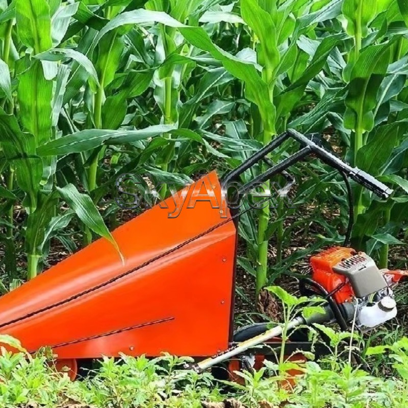 Agriculture Farming Work - Hand Pulled Harvesting Machine Labor Saving