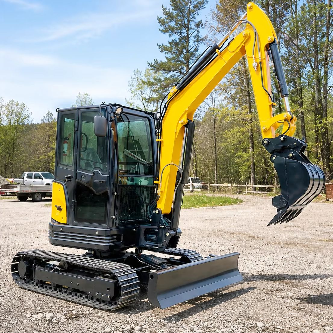 Custom Mini Excavator 3.5 Ton  - đánh giá và giá Agriculture Farming Work